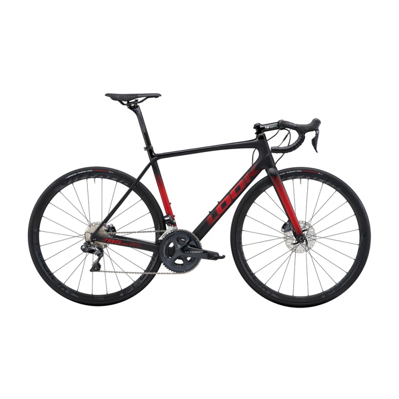 785 HUEZ RS BLACK RED GLOSSY MAT