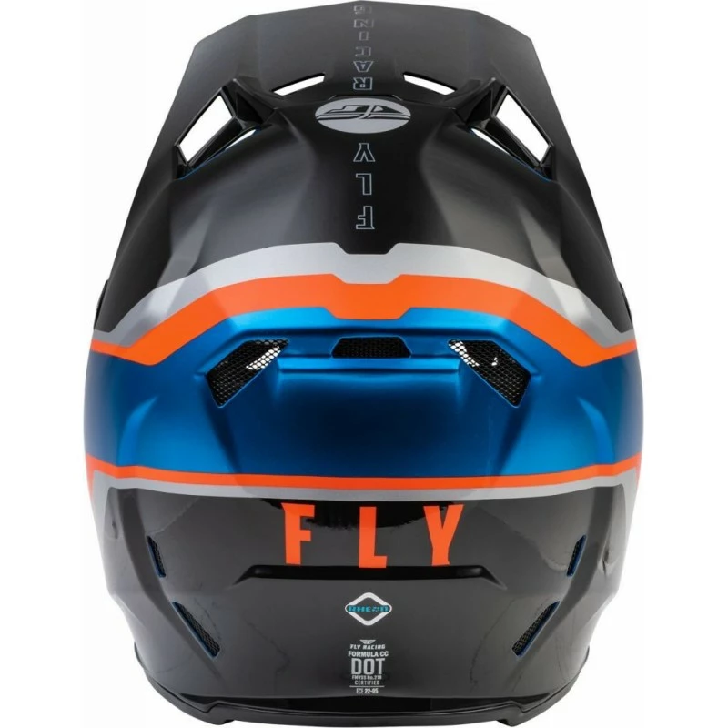 CASQUE FLY FORMULA CC DRIVER BLEU/ORANGE/NOIR - Image 3