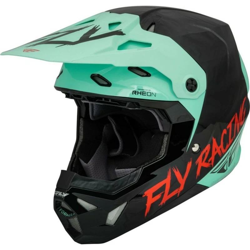 CASQUE FLY FORMULA CP SLANT NOIR/MINT/ROUGE 2023 - Image 4