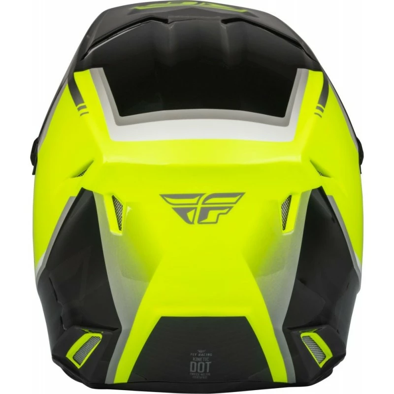 CASQUE FLY KINETIC VISION JAUNE FLUO/NOIR ENFANT 2023 - Image 2