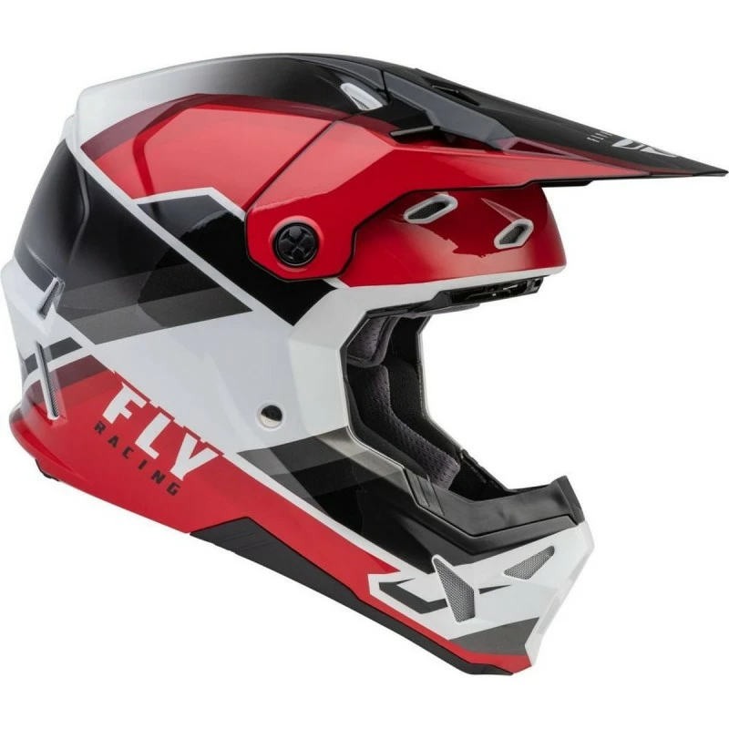 CASQUE FLY RACING FORMULA CP RUSH NOIR/ROUGE/BLANC 2022
