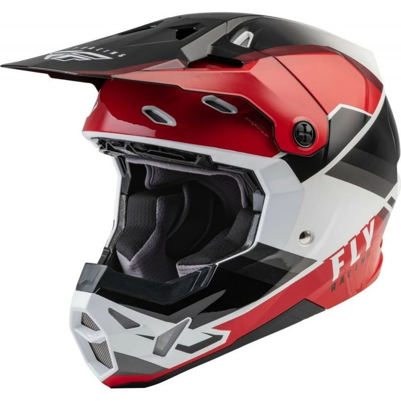 CASQUE FLY RACING FORMULA CP RUSH NOIR/ROUGE/BLANC 2022 - Image 4