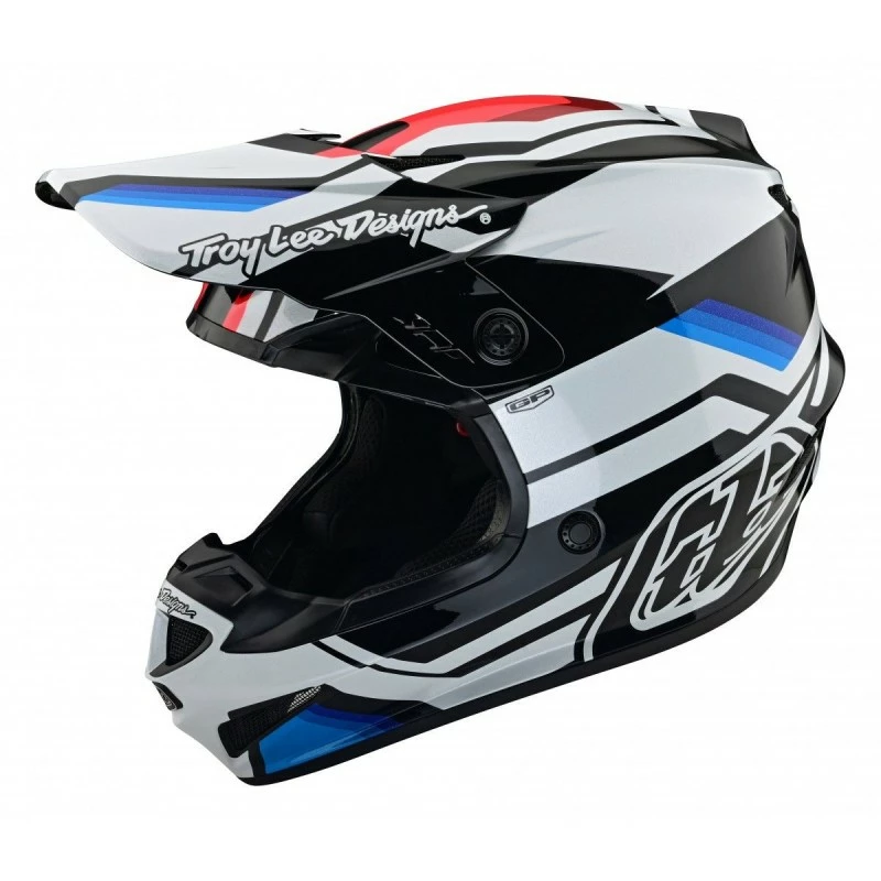 CASQUE GP APEX WHITE/BLUE 2023