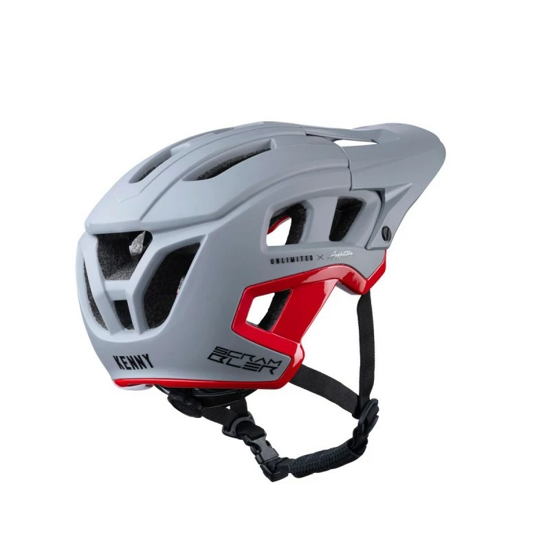 CASQUE KENNY SCRAMBLER KID GREY/RED 2023 - Image 2