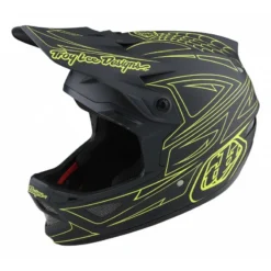 CASQUE TLD D3 FIBERLITE SPIDERSTRIPE GRAY/YELLOW 2022