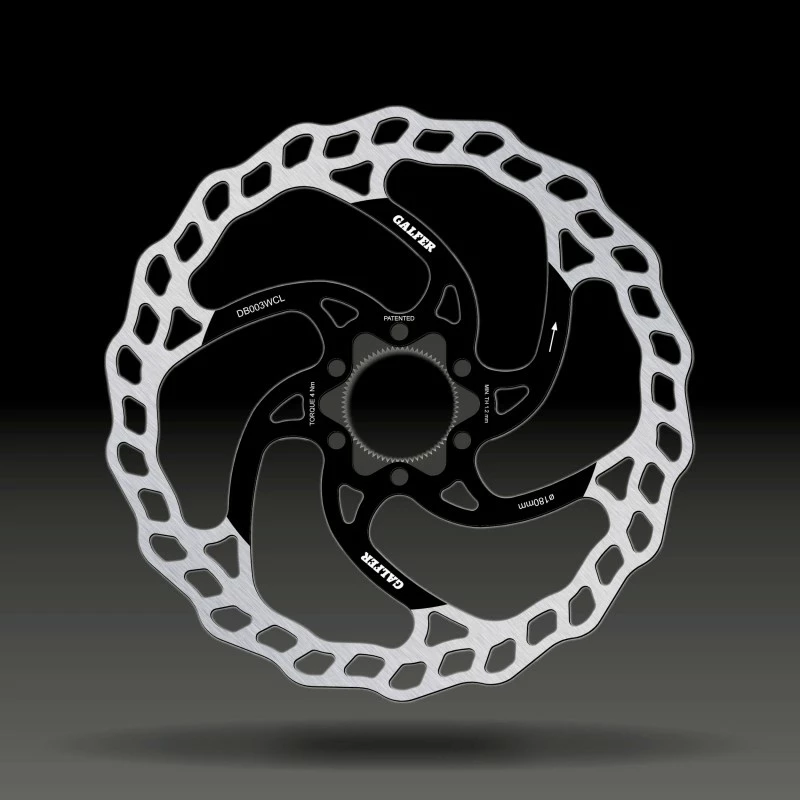 DISQUE DE FREIN GALFER WAVE VTT CENTER LOCK D.180, 127GR, EP.1,8MM