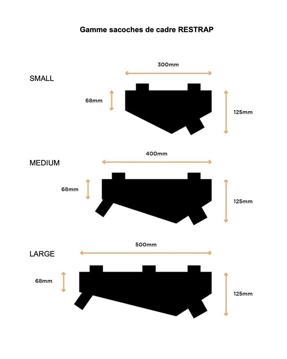 Bagagerie & Bikepacking Sacoche De Cadre Restrap Small - Image 9