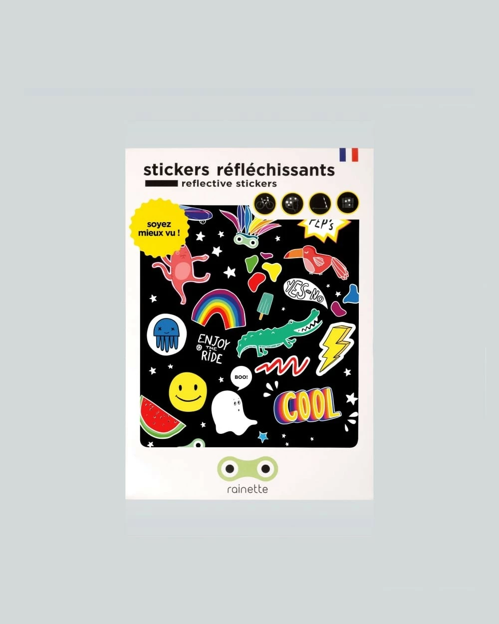 Visibilité Stickers Réfléchissants Rainette Peps
