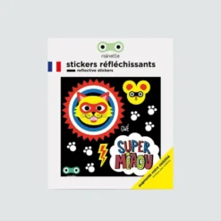 Visibilité Stickers Réfléchissants Rainette Super Miaou