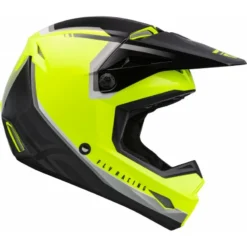 CASQUE FLY KINETIC VISION JAUNE FLUO/NOIR 2023