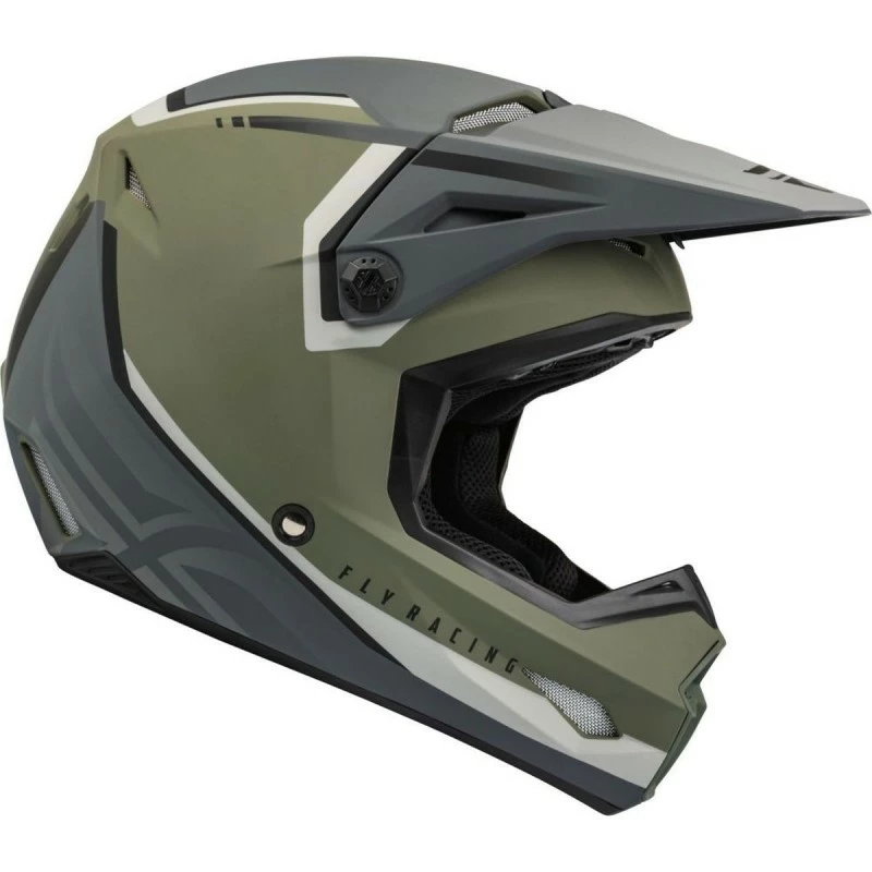 CASQUE FLY KINETIC VISION VERT OLIVE MAT/GRIS 2023