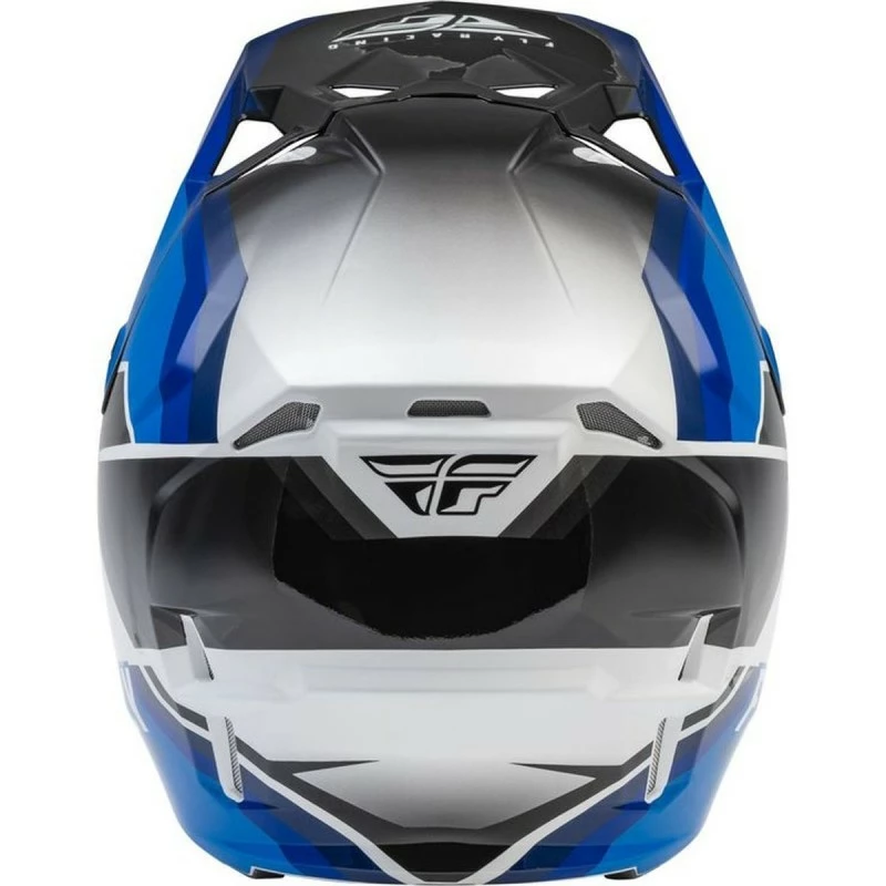 CASQUE FLY RACING FORMULA CP RUSH NOIR/BLEU/BLANC 2022 - Image 2