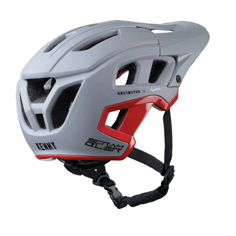 CASQUE KENNY SCRAMBLER GREY/RED - Image 2